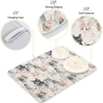 thumbnail image 4 of Coolnut Watercolor Cats Dish Drying Mat for Kitchen, 16 x 18 Inch Microfiber Absorbent Dish Drying Pad, Machine Washable Kitchen Counter Protect Mats, 4 of 7