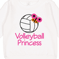 thumbnail image 3 of Inktastic Volleyball Butterfly Princess Toddler Sweatshirt, 3 of 4