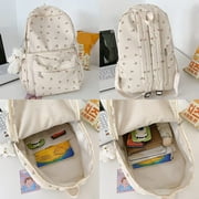 Cute Kawaii Backpack Floral Backpack for School Coquette Aesthetic Backpack Rucksack for Women Back to School Supplies Coquette School Bag