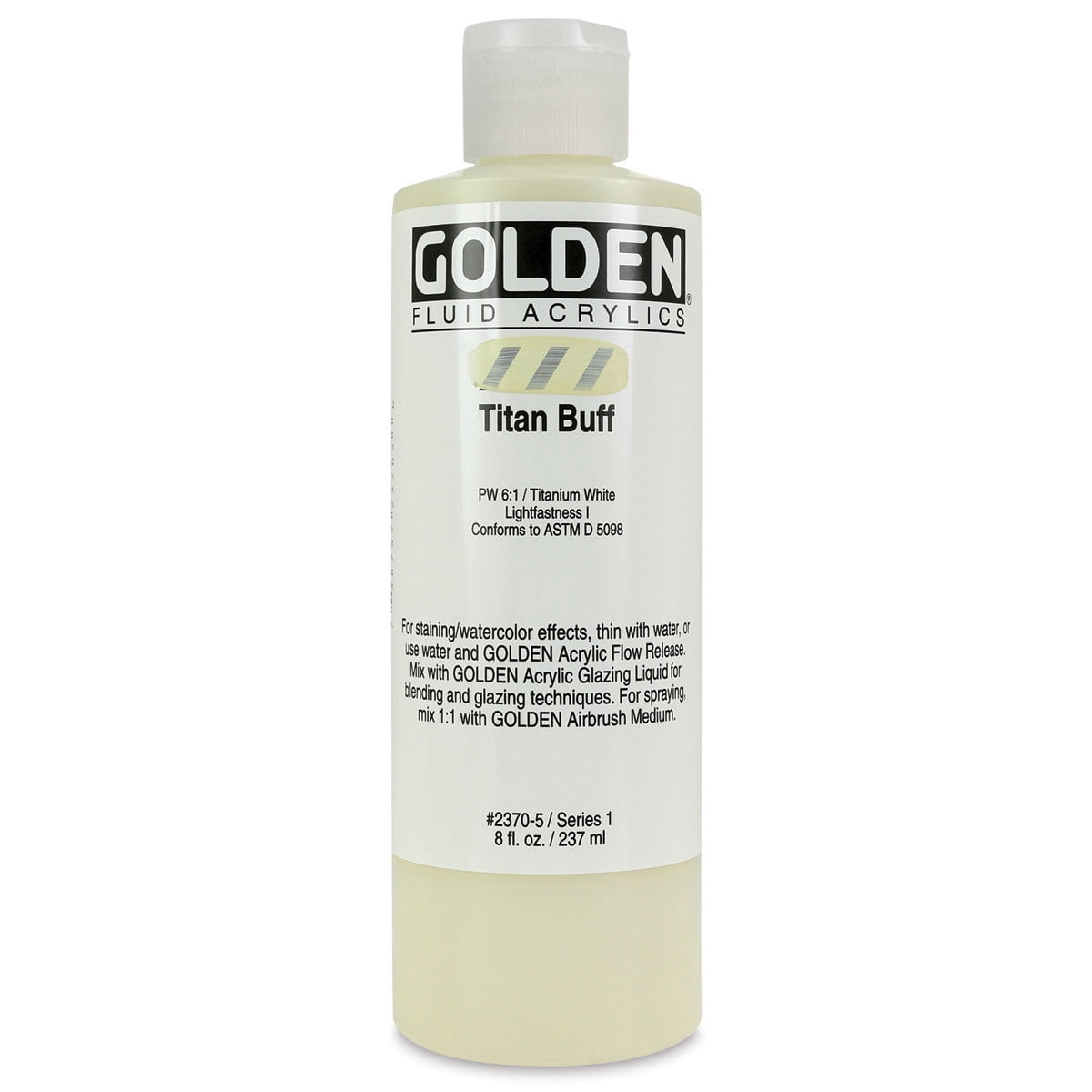 Golden� Fluid Acrylic, 8 oz., Titan Buff