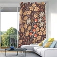 thumbnail image 5 of Coolnut Coolnut Black Out Curtain Window Curtain Panels for Apartment 84" Floral Pattern Autumn Leaves Brown Curtains for Sliding Glass Door Closet Curtains, 5 of 7