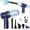Blue, variant on 120W 8000Pa Strong Suction Handheld Vacuum Cleaner, Mini Cordless Handheld Vacuum, Rechargeable Portable Handheld Vacuum for Car, Home and Office Cleaning