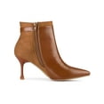 thumbnail image 3 of BLISSFUL STEP Women's Pointed Toe Side Zip Stiletto Heel Ankle Boot, 3 of 6