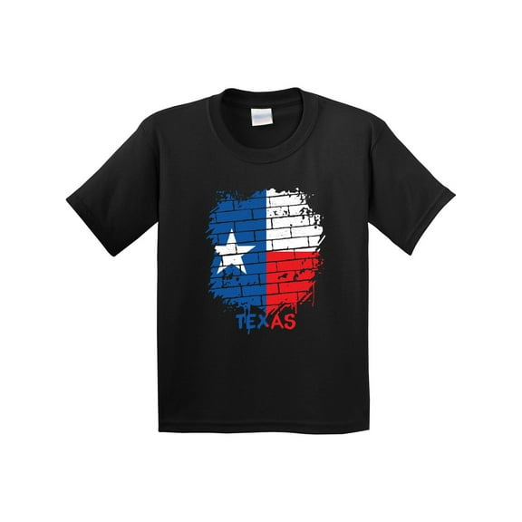Inktastic Graffiti Texas State Flag Youth T-Shirt