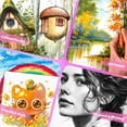 thumbnail image 4 of Papel de acuarela Donyang, 250 hojas, 9 x 12 pulgadas, 200 g/m², prensado en frío, 4 of 7