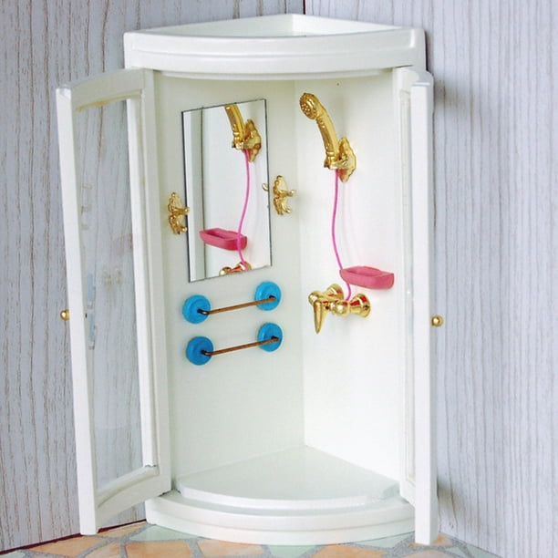 Jouets de Construction de Mini Maison de Poupée Diy, Maison de Poupée Princesse avec Accessoires Lumineux, 100 % Neuf
