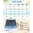 thumbnail image 4 of Justay Story Mens Swim Trunks 9" with 2 in 1 Compression Breathable Liner Zipper Pockets Quick Dry Swim Bathing Suit Summer Beach Shorts, Size S-2XL, 4 of 7