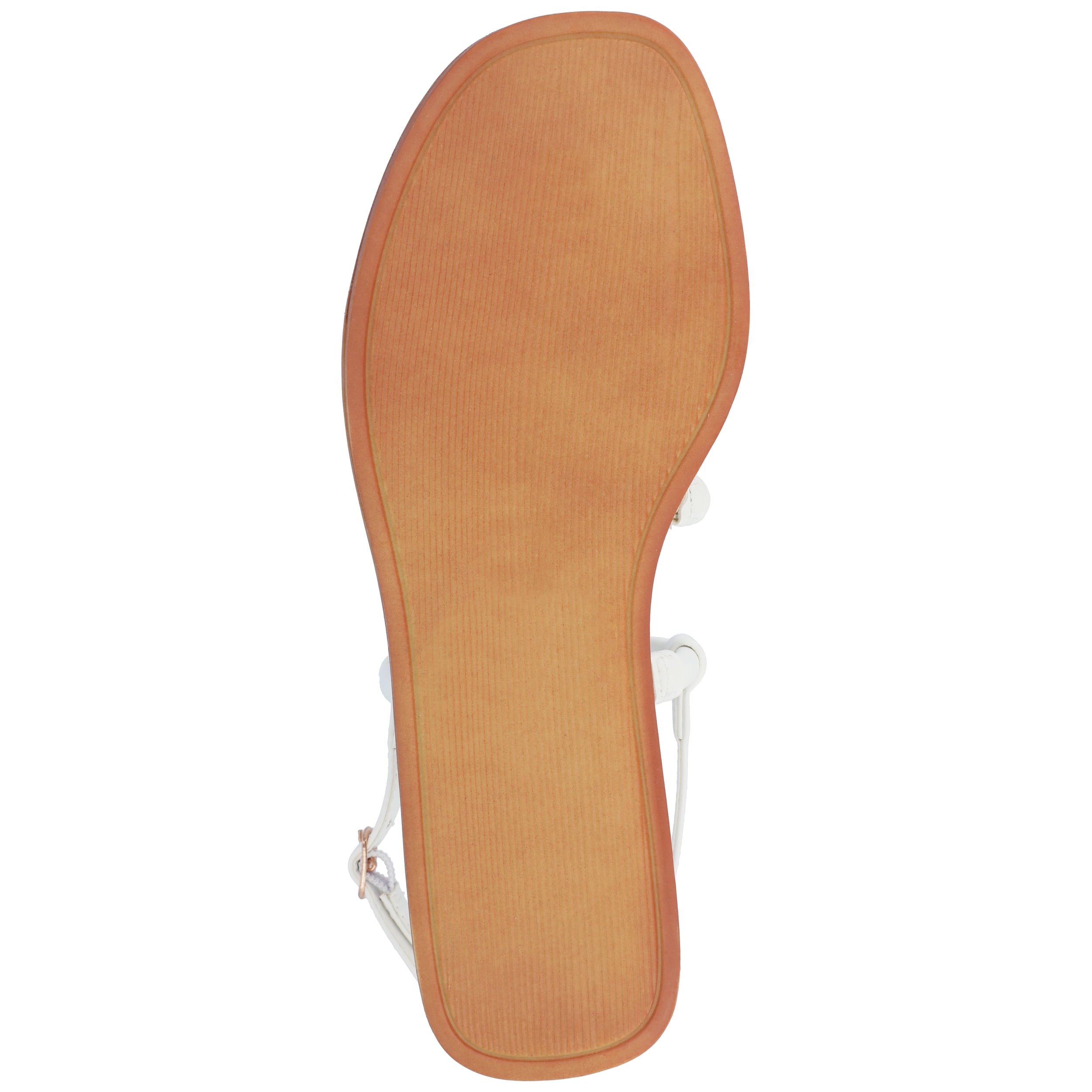 Journee Womens Karrio Buckle Sling Back Flat Sandals