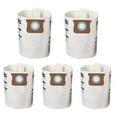 thumbnail image 1 of 5 Pack Dust Bags For Shop-vac Ridgid 5-8 Gallon Vacuum 9066100, 1 of 5