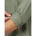 thumbnail image 3 of Camisa ATG by Wrangler para hombre, manga larga, color oliva oscuro, talla M, 3 of 6