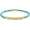 Dont Turquoise-Gold, variant on Dont Let The Hard Days Win Beaded Inspire Bracelet for Women, Stainless Steel, Crystal, Style I5783