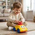 thumbnail image 5 of Cartoon Wind Up Amphibious Vehicle Rotating Land and Water Car for Bathtub and Floor Play Fun Clockwork Action Floating Toy Vehicle with Manual Drive Yellow, 5 of 6
