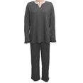 thumbnail image 3 of Conjunto de pijama de Manga larga para mujer Nikou dos piezas con parte superior y pantalón Largo diseño elevado, 3 of 3