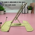 thumbnail image 6 of Sltwyw Foldable Metal Book Stand - Adjustable Reading Holder for Cookbooks Sheet Music Tablets Laptops Study Accessories, 6 of 7