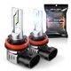 thumbnail image 1 of Bombillas LED antiniebla SEALIGHT H11/H8/H9/H16, 10000 LM, 600% de brillo, 1 of 7
