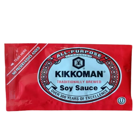 Soy Sauce Packets – 25 Count (8mL Each) in Resealable Slide Seal Bag – Single-Serve Condiment Packaged by CMC Products