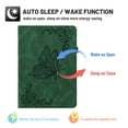 thumbnail image 2 of Dteck Smart Folio Case for Apple iPad (10th generation), Embossed Butterfly PU Leather Flip Stand Cover with Card Slots Pencil Holder Auto Wake Sleep Case for iPad 10th Gen 10.9" 2022,Green, 2 of 6