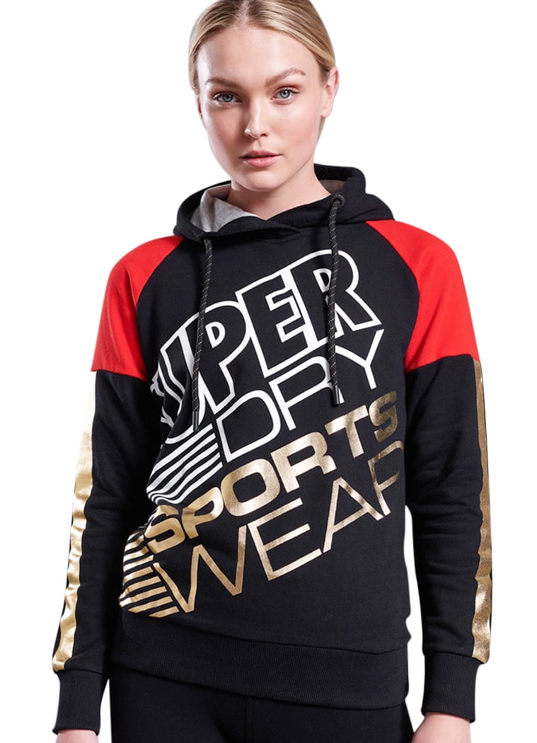 superdry sport hoodie womens