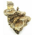 thumbnail image 2 of Eastern Enlightenment Buddhist Zen Monastery Temple On Mountain Top Display Figurine For 3" Miniature Sets Altar Decorative Golden Oriental Bridge Peaceful Scenery, 2 of 4