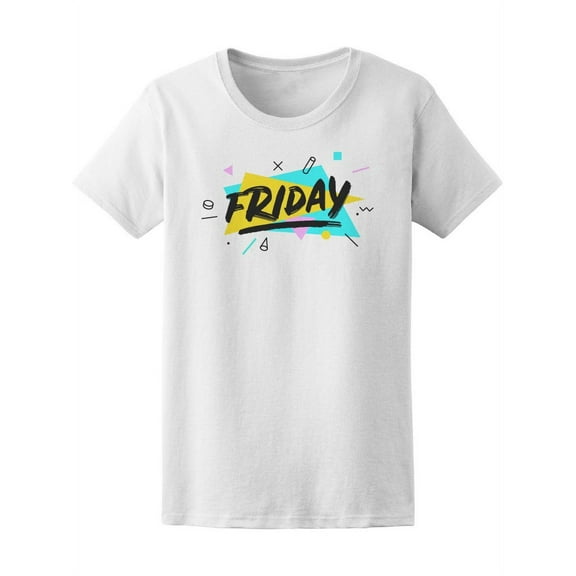 Geometric Style Friday Banner Tee Women's -Image by Shutterstock