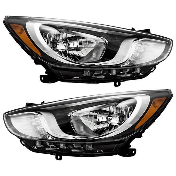 New Pair Of Headlight Fits Hyundai Accent Sedan 2012-2014 921021R010 921011R010