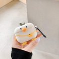 thumbnail image 4 of Compatible con Airpods Case Pro White Bag Duckkids Teenagers Girls Boys Women Funda protectora de silicona para Airpods Case Cute Duck, Funny Kawaii Fas, 4 of 5