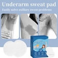 thumbnail image 7 of Underarm Sweat Absorbing Pads 100 Pieces, Disposable Armpit Liners for Hyperhidrosis, Adhesive Shields for Clothing Protection – 100pcs, 7 of 7