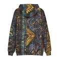 thumbnail image 4 of Awdenio Sweatshirts for Men Long Sleeve with Hood Fall Winter Trendy Print Drawstring Hooded Shirts, 4 of 5