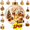 A#9, variant on SLYNSHome Christmas Tree Ornament Ball 8cm Clear Acrylic Built-In 3D Golden Reindeer Sleigh Scene With Starry Sky Snow Base For Holiday Tree Hanging Mantelpiece Decor