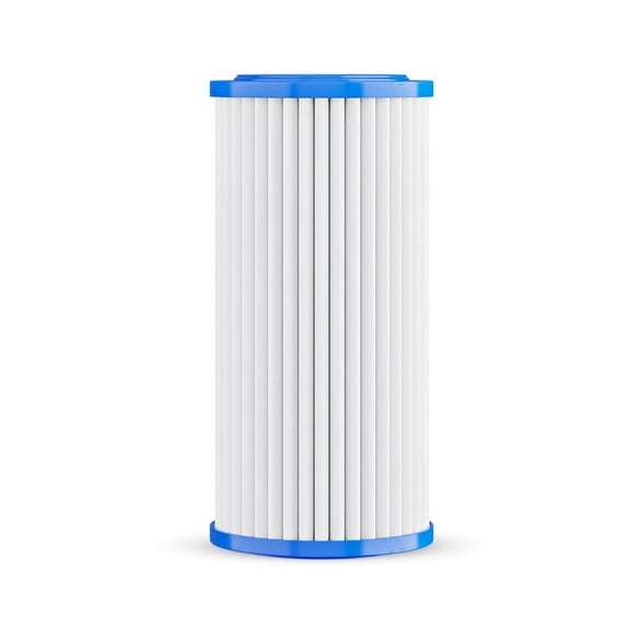 WECO 5MPLWCT4510 Pleated Polyester 5 Micron 4Â½" X 10" Sediment Filter Cartridge for Particulate Filtration - Made in U.S.A.