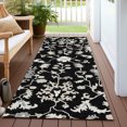 thumbnail image 6 of Addison Rugs Chantille Indoor/Outdoor Transitional Global Black Machine Washable Runner Rug, 2'3" x 7'6", 6 of 7