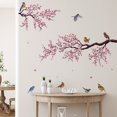 thumbnail image 5 of Removable Cherry Blossom Wall Decal Flower Tree Branch Wall Sticker Romantic And Warm Cherry Blossom Wall Decal 3d Wall Sticker Mural Children'S Bedroom Baby Nursery Living Room Office Home Decoration, 5 of 12