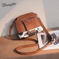 thumbnail image 3 of Wrangler Small Crossbody Bags for Women Shoulder Cute Purses and Handbags with Adjustable Strap, Cow-Brown, 3 of 8
