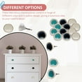 thumbnail image 5 of Hashcart Ceramic Cabinet Knobs - 10 Pack of Unique Round Dresser Knobs, Knobs for Cabinets and Drawers, Perfect Drawer Knobs for Home & Office, 3 Colored Kitchen Cabinet Knobs, 5 of 7