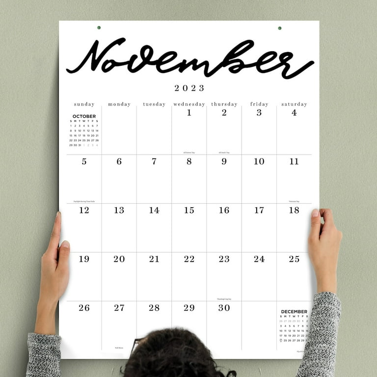 Large Art Wall Calendar 2025