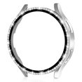 thumbnail image 2 of Estuche para reloj Samsung Galaxy Watch7 de 40 mm con decoración de diamantes de imitación y película de vidrio templado, color negro, plateado y multicolor, 2 of 5