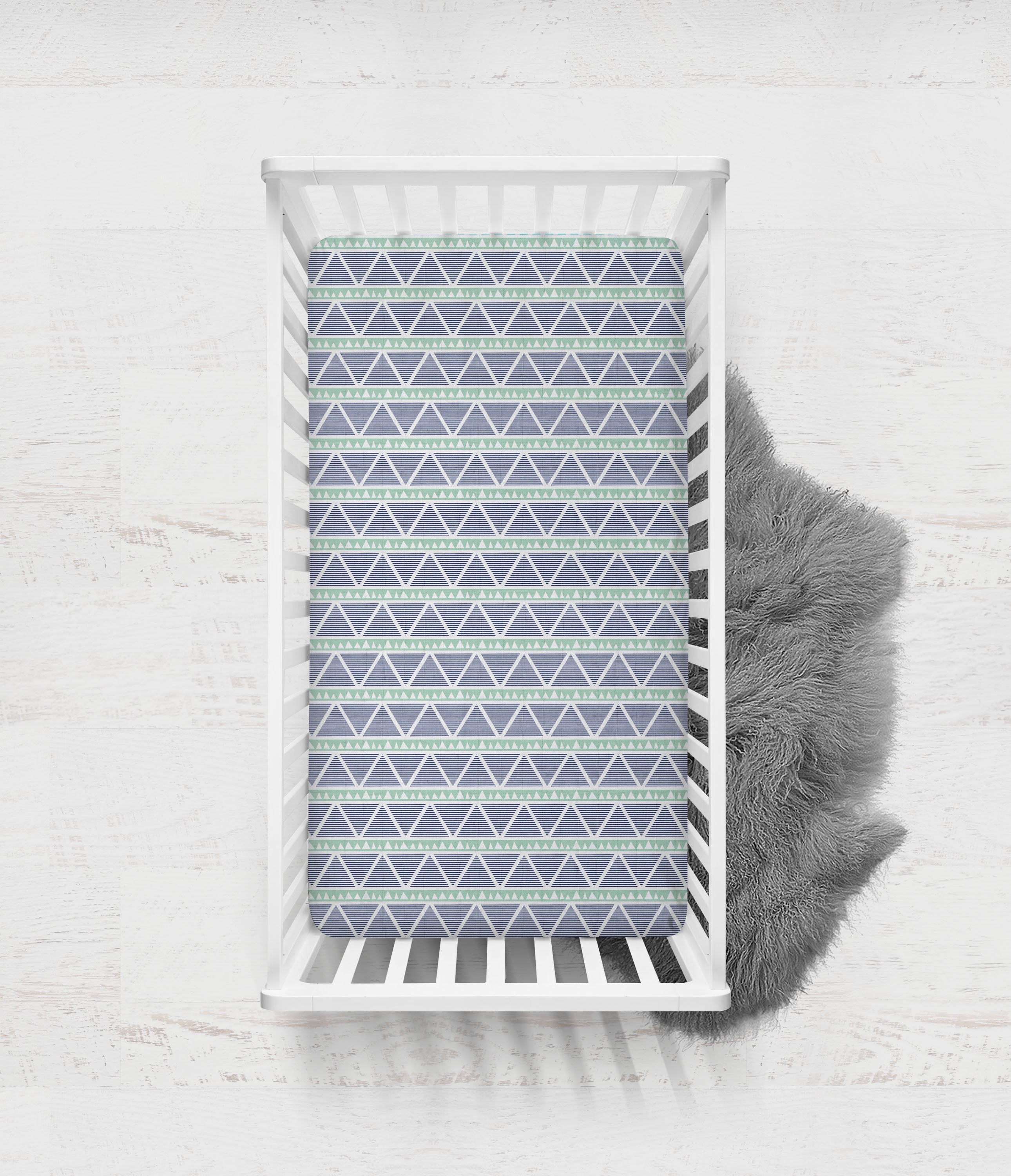 Bacati Emma Aztec Fitted Crib Sheets 2 ct Package