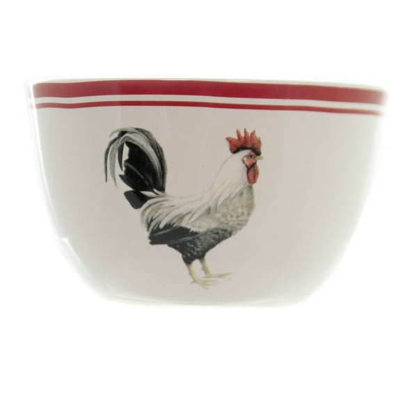 Tabletop Homestead Rooster Ice Cream Bowl Ceramic Susan Winget 26783 B