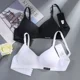 thumbnail image 4 of Sujetador push up de algodón para mujer, sujetador de copa AB, sujetador sin aros, fruncido, cómodo, sujetador en V, lencería, bralette para mujer, sujetadores sin costuras, ropa interior, 4 of 5
