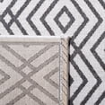 thumbnail image 5 of Safavieh Linden Hallam Geometric Indoor/Outdoor Area Rug, Light Gray/Charcoal, 6'7" x 6'7" Square, 5 of 9
