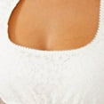 thumbnail image 5 of Womens Loose Fit Casual Tank Tops for Women White Dirndl Blouse V Neck Elegant Short Sleeve Dirndl Blouses For Costume Dress Summer Tops Layering And Everyday Wear, 5 of 6