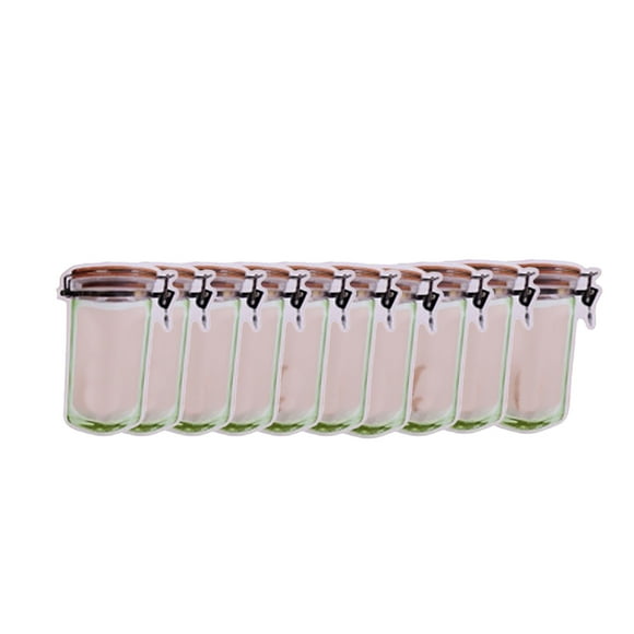 Reusable Food Storage Bags Preservation Fridge Freezing Food Storage Reusable Jar Bags Fresh Produce 10Pc Reusable Storage Bags for Food