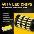 thumbnail image 2 of AUXITO 921 912 LED Bulb ,T15 54SMD 6000K White 2200LM 54H-H Backup Reverse Lights Bulb, 2 of 9