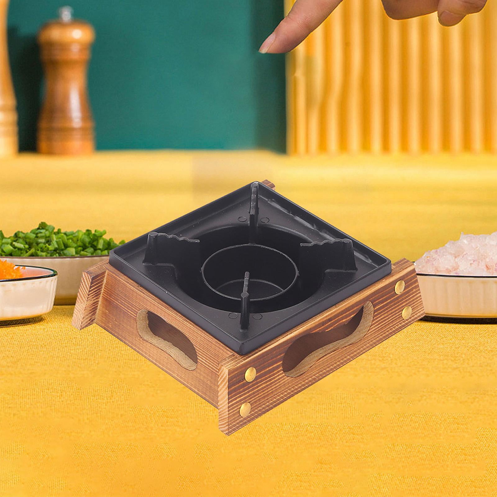 Miulika Solid Alcohol Stoves Teahouse Alcohol Furnace Small Stovetop Heating Tabletop Heating Burner for Kitchenware Cooking Utensil 14x17cm