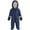 Navy Blue, variant on Urban Republic Baby Boys Snowsuit Full Sherpa Fleece Lined Infant Pram Quilted Baby Winter Suit (3M-9M)