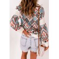 thumbnail image 1 of ABPHQTO Jersey De Mujer De Punto Con Estampado Azteca Multicolor, 1 of 5