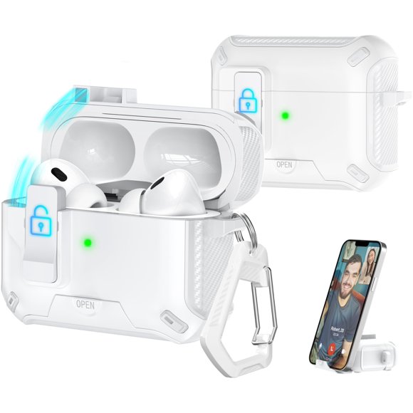 Funda para auriculares R-fun compatible con AirPods Pro de segunda y primera generación