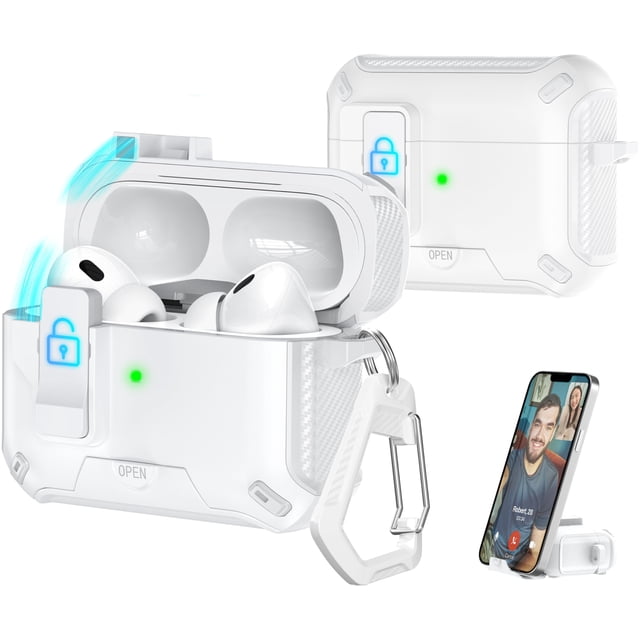 Funda para auriculares R-fun compatible con AirPods Pro de segunda y primera generación