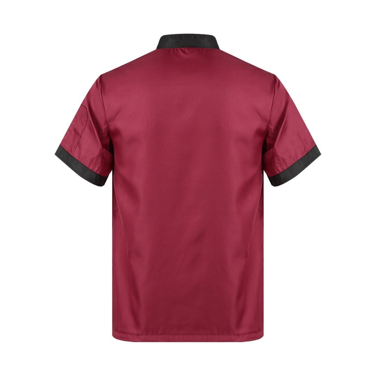 Mens pink chef coat hot sale