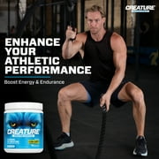 CREATURE® Creatine Complex-Builds Muscle, Strength, Stamina, Unflavored, 60 Servings